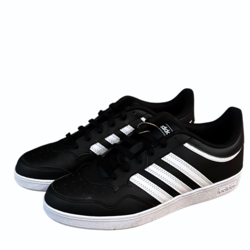 Adidas Mens Hoops 4.0 Basketball Shoes Size 10 Black White - Picture 4 of 9